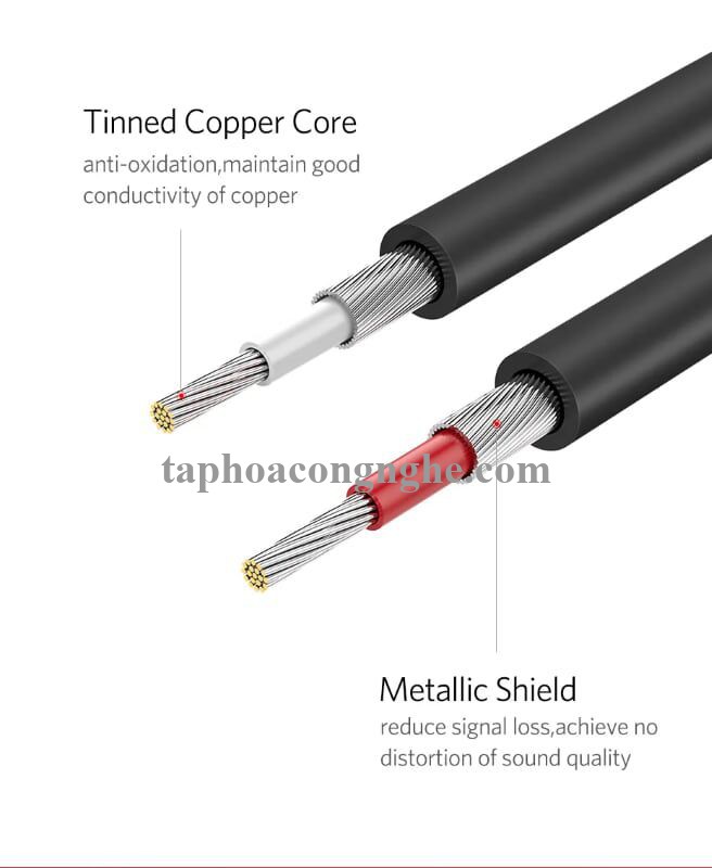 Ugreen 10519 3M màu Đen Cáp âm thanh Bông sen 2 ra 2 dương AV104 30010519